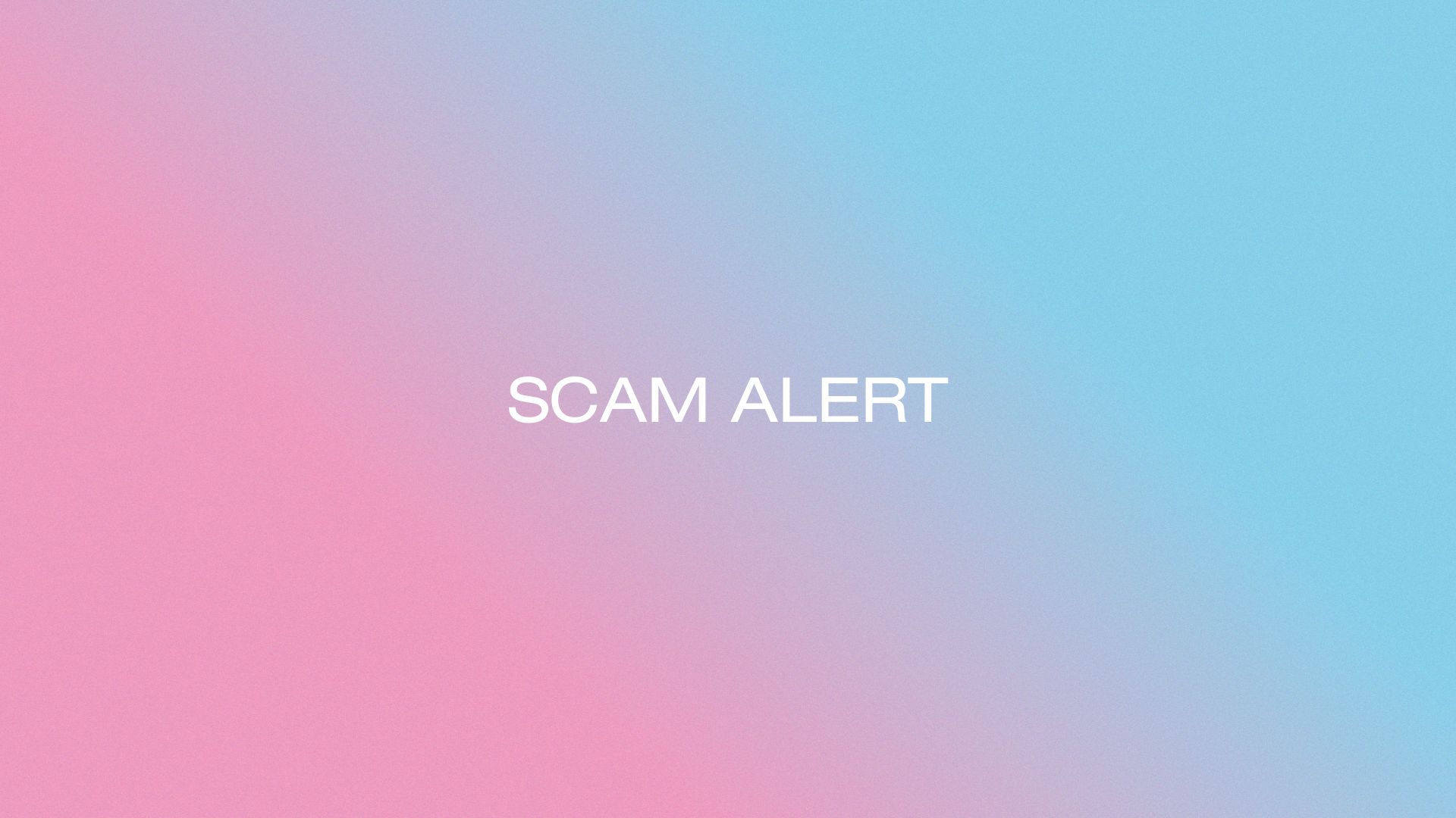 new scams alert